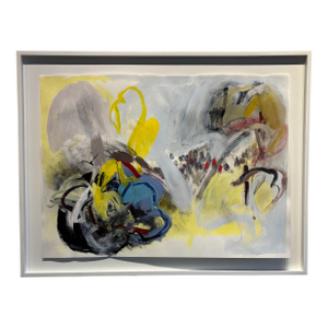 Contemporary Abstract Painting on Paper by Melanie Brown