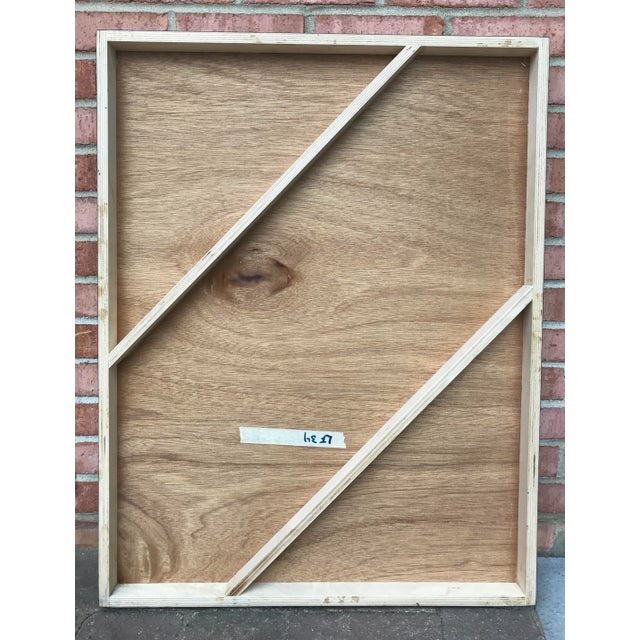 Pablo Picasso Artisan Made Lacquered Picasso Print ‘Reading’ - 34” X 26” For Sale - Image 4 of 6