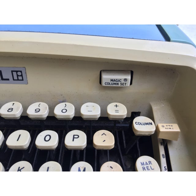 Metal Vintage Safari Typewriter from Imperial For Sale - Image 7 of 14