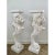 Grand Tour Pair of Grand Tour Roman Lion Pedestals in Distressed White Plaster For Sale - Image 3 of 13