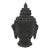 Early 20th Century Thai Patinated Bronze Buddha Head Sculpture For Sale