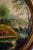 Lake Landscape, 18th Century, Oil Painting on Circular Panel, Framed For Sale - Image 6 of 14