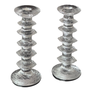 Pair of Festivo Candleholders by Timo Sarpaneva for Littala