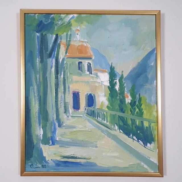 Einar Wennberg, House, De Brock, 1988, Oil on Canvas For Sale - Image 15 of 17