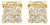 14K Yellow Gold 1/4 Cttw Invisible Set Princess-Cut Diamond Square Stud Earring (J-K Color, I1-I2 Clarity) For Sale