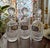Beautiful set of 3 vintage Waterford crystal spirits decanters cut in the Colleen pattern with English sterling silver...