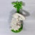 Ivory Vintage Majolica Monkey Pair With Palm Tree, Italy, 16” Tall For Sale - Image 8 of 12