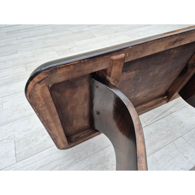 Danish Artdeco Coffee Table with Shelf in Ash Wood, 1950s For Sale - Image 11 of 18