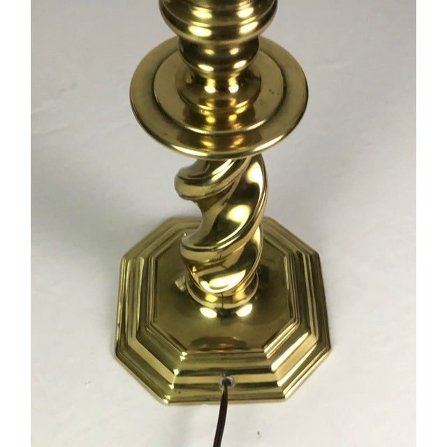 1950s Stiffel Brass Barley Twist Lamp Chairish