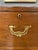 Wood 19th Century British Colonial Brass Bound Teak Campaign Chest For Sale - Image 7 of 7