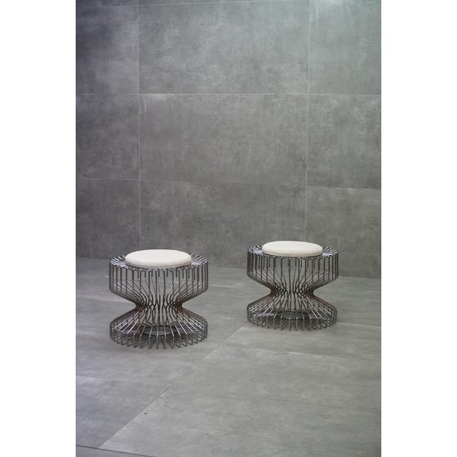 Stools attributed to Verner Panton, 1960s, Set of 2, in Very Good conditions. Designed 1960 to 1969