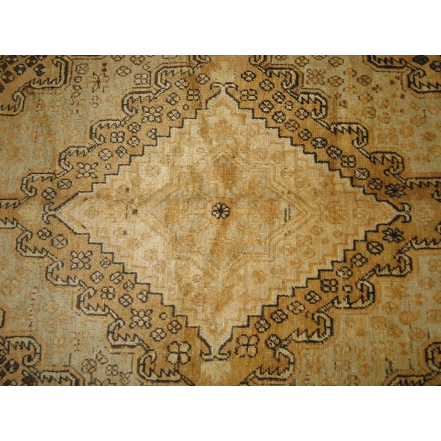 1930s Central Asian Khotan Carpet ( 7'9" x 13'9" - 236 x 419 ) Antique Khotan Room Size Wool Gray Rug, Country of Origin:...