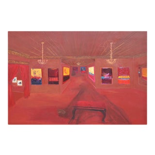 Karen Lastre “Portrait of an Exhibition IV - The Haunting" Abstract Expressionist Painting 2011 For Sale