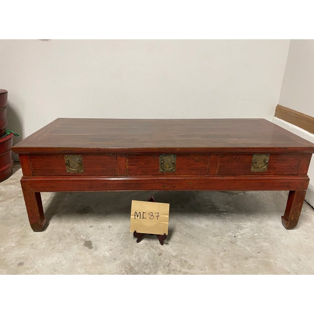 Late 19th Century Chinese Antique Coffee Table For Sale - Image 4 of 4