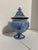 Blue Gabriel Montagnon Nevers Faience Covered Pot For Sale - Image 8 of 8