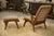 1960s Scandinavian Armchair and Ottomans, 1960s, Set of 3 For Sale - Image 5 of 16