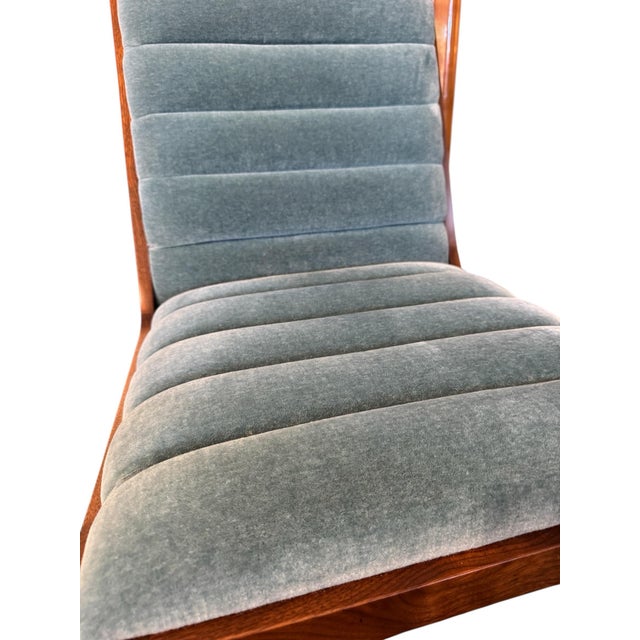 Textile Escher Side Chairs by Coup Studio Mid Century Style For Sale - Image 7 of 18