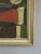 Mid-Century Modern 'Constructed Balance' Vintage Original Abstract Oil Painting, Framed For Sale - Image 6 of 12