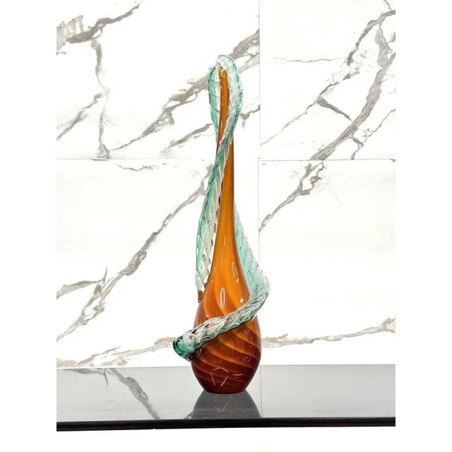 Spiral Glass Sculpture, 1970s For Sale - Image 4 of 9