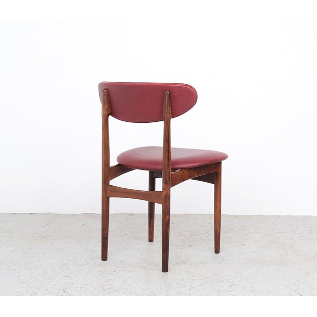 Wood Danish Dining Chairs from Scantic Mobelvaerk, 1960s, Set of 6 For Sale - Image 7 of 17