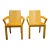 Pair of Dakota Jackson Style Library Arm Chairs For Sale