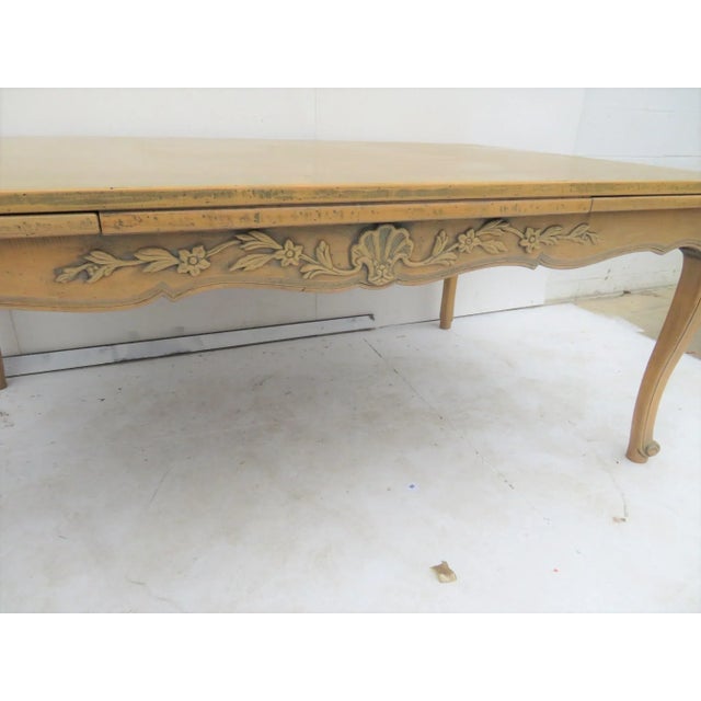 Wood Country French Style Refectory Dining Table For Sale - Image 7 of 7