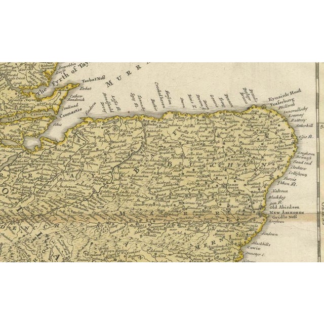 Antique Map of Scotland by Johann Baptist Homann, 1710 For Sale - Image 6 of 17