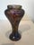 Elegant Art Nouveau Trumpet-Topped Vase Swirled Purple; Blue and Gold Iridescence For Sale - Image 6 of 6