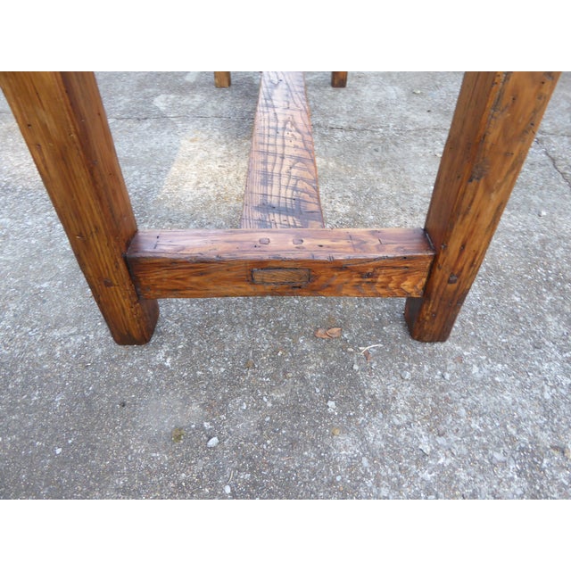 Early Americana at is best in this primitive style, reclaimed from extinct 1800's American Chestnut material. A sought...