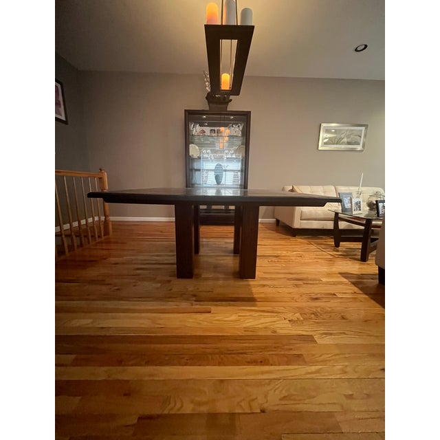 Huisraad All Natural Wood Dining Table For Sale - Image 4 of 4