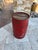 Farmhouse Antique Nail Keg Cask Barrel Painted Red With Twisted Metal Wire Bands For Sale - Image 3 of 12