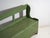 This antique painted storage bench in solid wood pine is a bench with a chest, a lift-up seat and a low back, with shaped...