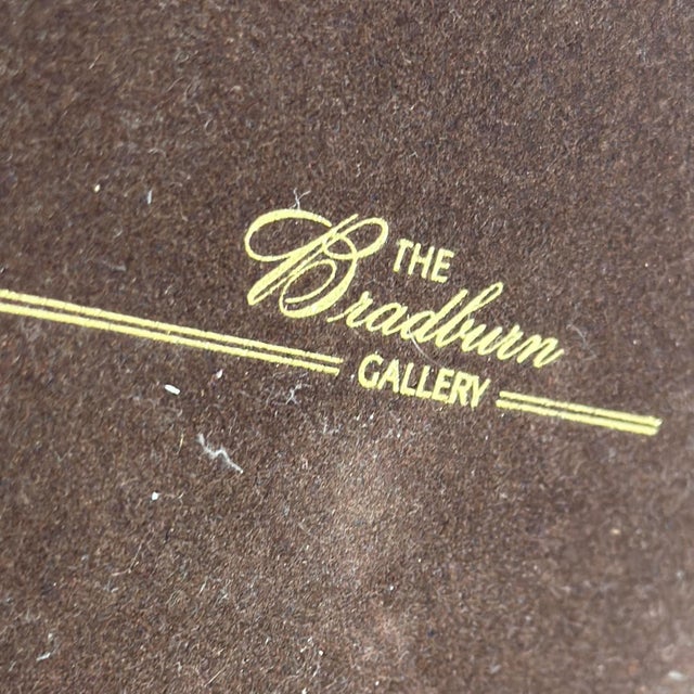 Bradburn Gallery Hand Painted Table Lamp With Brass Fittings For Sale - Image 12 of 12