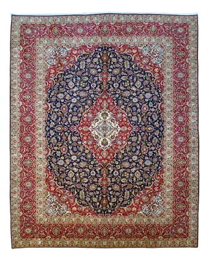 Vintage Kashan Rug, 1970s