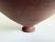 Contemporary Footed Bowl, Red Clay & Gray Glaze For Sale - Image 4 of 9