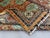 Orange and Teal Mamluk Style Natural Dye Wool Rug - 5'3" X 6'11" For Sale - Image 13 of 14