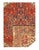 Antique Heriz Serapi Rug, Country of Origin: Persia, — The brilliant red field bears a central Ray of Life and many highly...