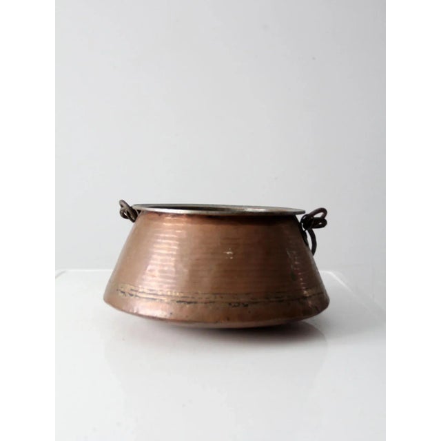 Copper Antique Copper Kettle For Sale - Image 8 of 11