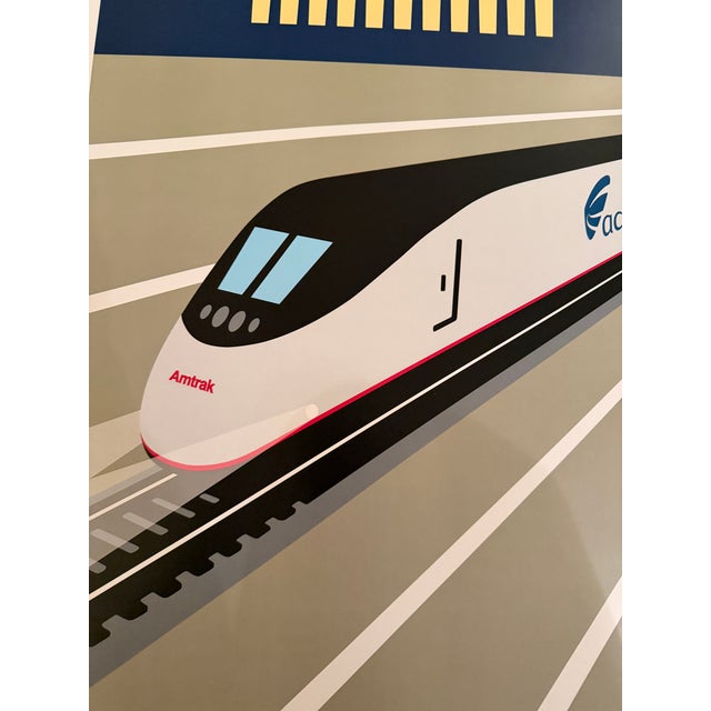 Michael Schwab - Washington, d.c. - Acela - Amtrak, C. 2004, Poster on Paper For Sale In Washington DC - Image 6 of 6