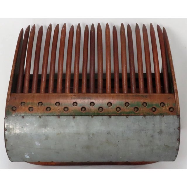 Patent 1906 Antique Hardwood & Copper Cranberry Rake With Great ...