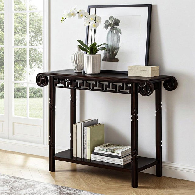 1950s Vintage Cambodian Lute Top Console For Sale - Image 13 of 13