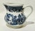 English Vintage Blue Willow Cobalt Blue & White Creamer & Sugar Bowl Set- 2 Pieces For Sale - Image 3 of 9
