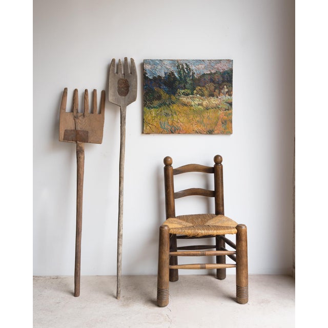 Vintage Expressionist Landscape, Original Oil Painting by Leonard Bennetts, C. 1970s For Sale - Image 10 of 14