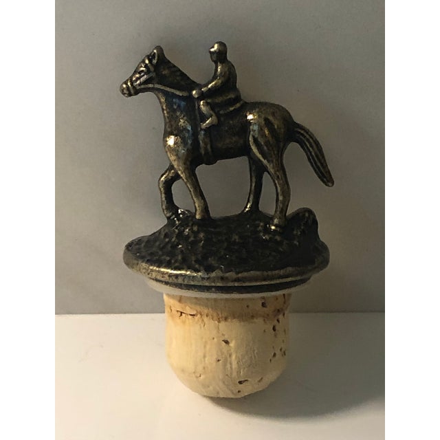 1940s Equestrian Fox Hunt Sterling Decanter For Sale - Image 10 of 10