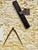 Large, antique, carpenter's divider/scribe compass / drawing compass (aka "compas de charpentier" in French), by Eugène...