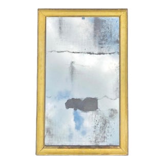 Antique 18th Century 75" Tall Heavily Foxed Mercury Neoclassical Mirror For Sale