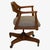 Mid-Century Modern Jasper Furniture Walnut Desk Chair in Grey Faux Shearling Bouclé For Sale - Image 3 of 8