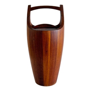 1950s Early Dansk “Congo” Teak Ice Bucket / Champagne Cooler, Jens Quistgaard For Sale