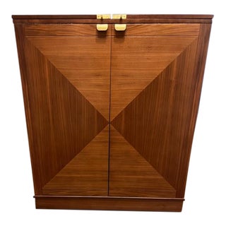 Crate & Barrel Maxine Bar Cabinet For Sale