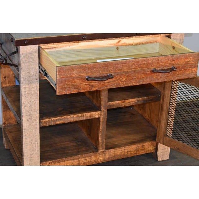American Crafters and Weavers Bayshore Kitchen Island - 39" For Sale - Image 3 of 5